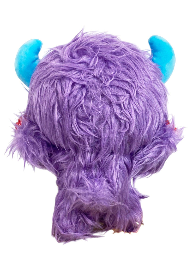 GLOOMY BEAR - GLOOMY BEAR LONG FUR PURPLE MONSTER PLUSH 8"H - Great Eastern Entertainment