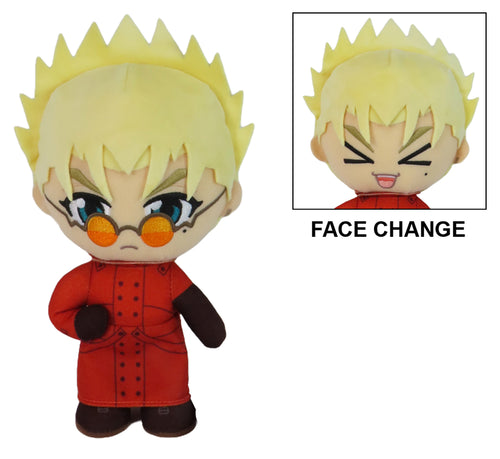 Trigun - Vash the Stampede (Face Changing) Plush 8"