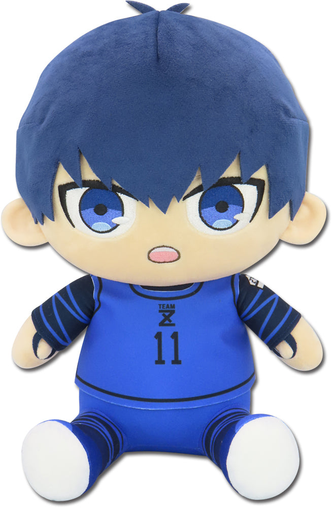 BLUE LOCK (COMIC) - ISAGI YOICHI TEAM Z UNIFORM SITTING POSE PLUSH 12" H