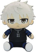 BLUE LOCK (COMIC) - NAGI SEISHIRO TEAM V UNIFORM SITTING POSE PLUSH 12"H