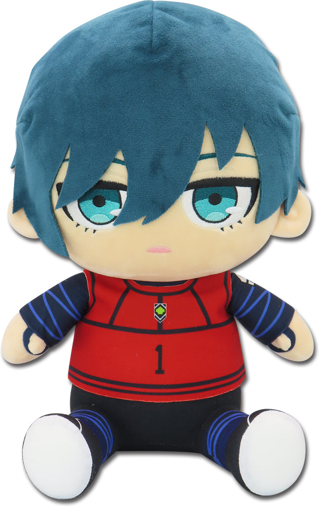 BLUE LOCK (COMIC) - ITOSHI RIN TEAM RED#1 UNIFORM SITTING POSE PLUSH 12"H