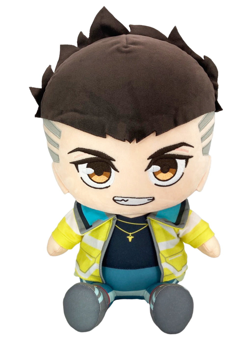 CYBERPUNK EDGERUNNERS - DAVID BASIC CLOTHING SITTING POSE PLUSH 12" H