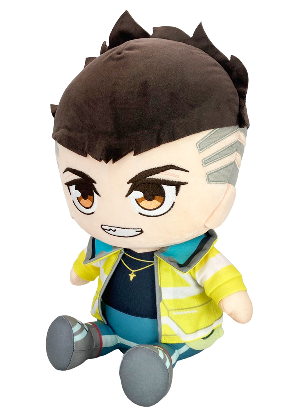 CYBERPUNK EDGERUNNERS - DAVID BASIC CLOTHING SITTING POSE PLUSH 12" H