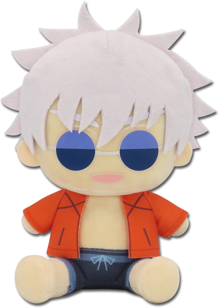Jujutsu Kaisen - Satoru Gojo (Beach) Sitting Plush 7" H