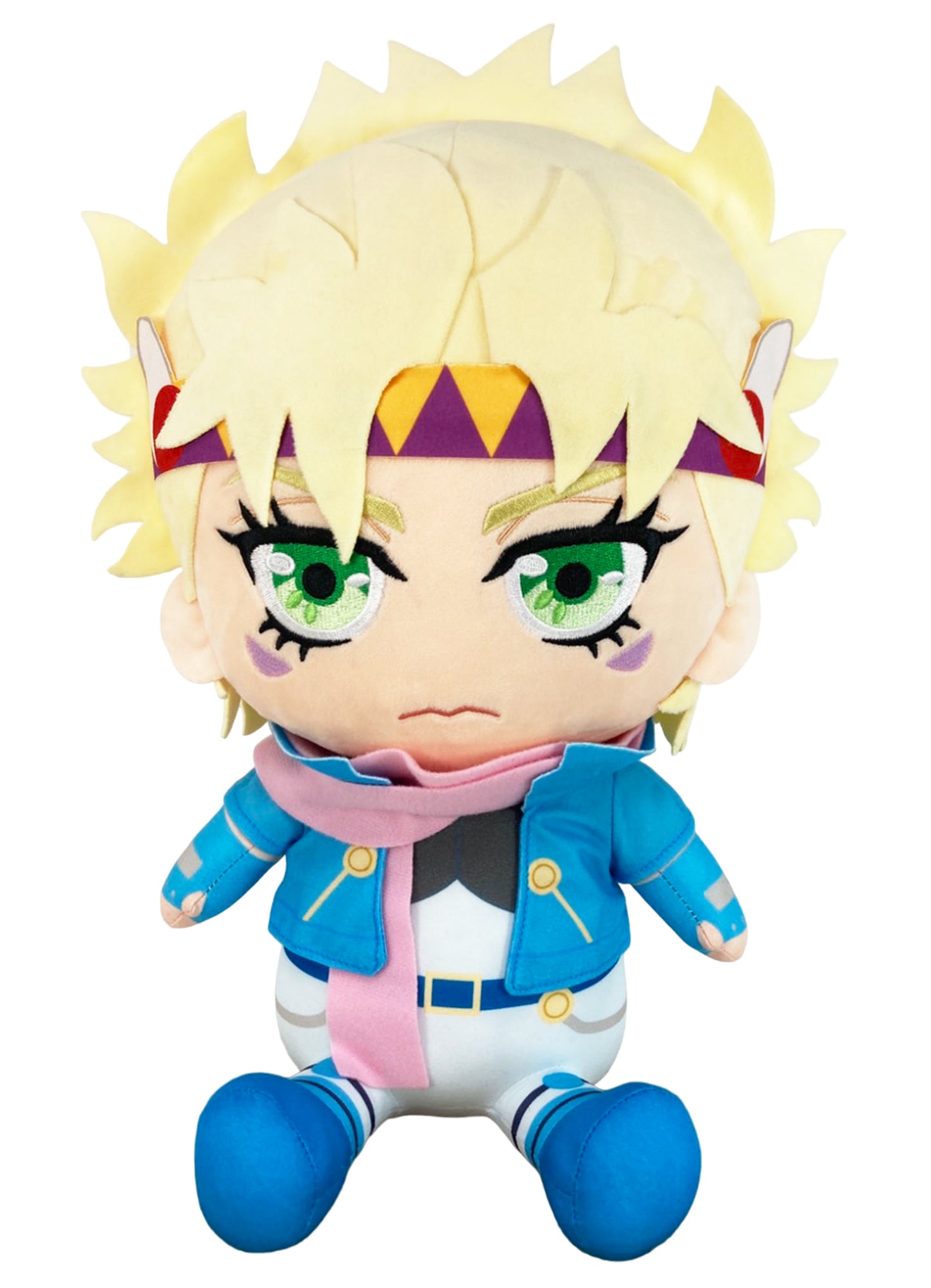 Jojo's Bizarre Adventure Battle Tendency - Caesar Anthonio Zeppeli Sitting Plush 12"