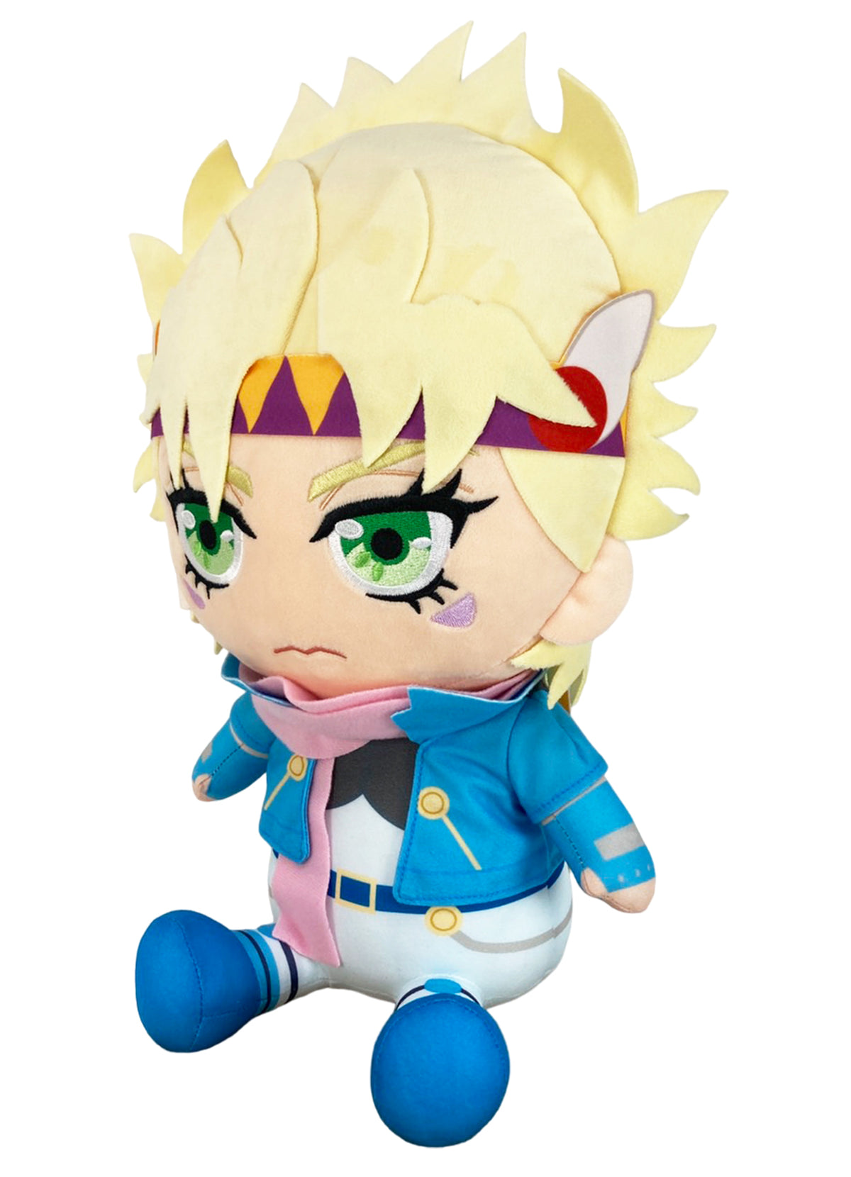 Jojo's Bizarre Adventure Battle Tendency - Caesar Anthonio Zeppeli Sitting Plush 12"