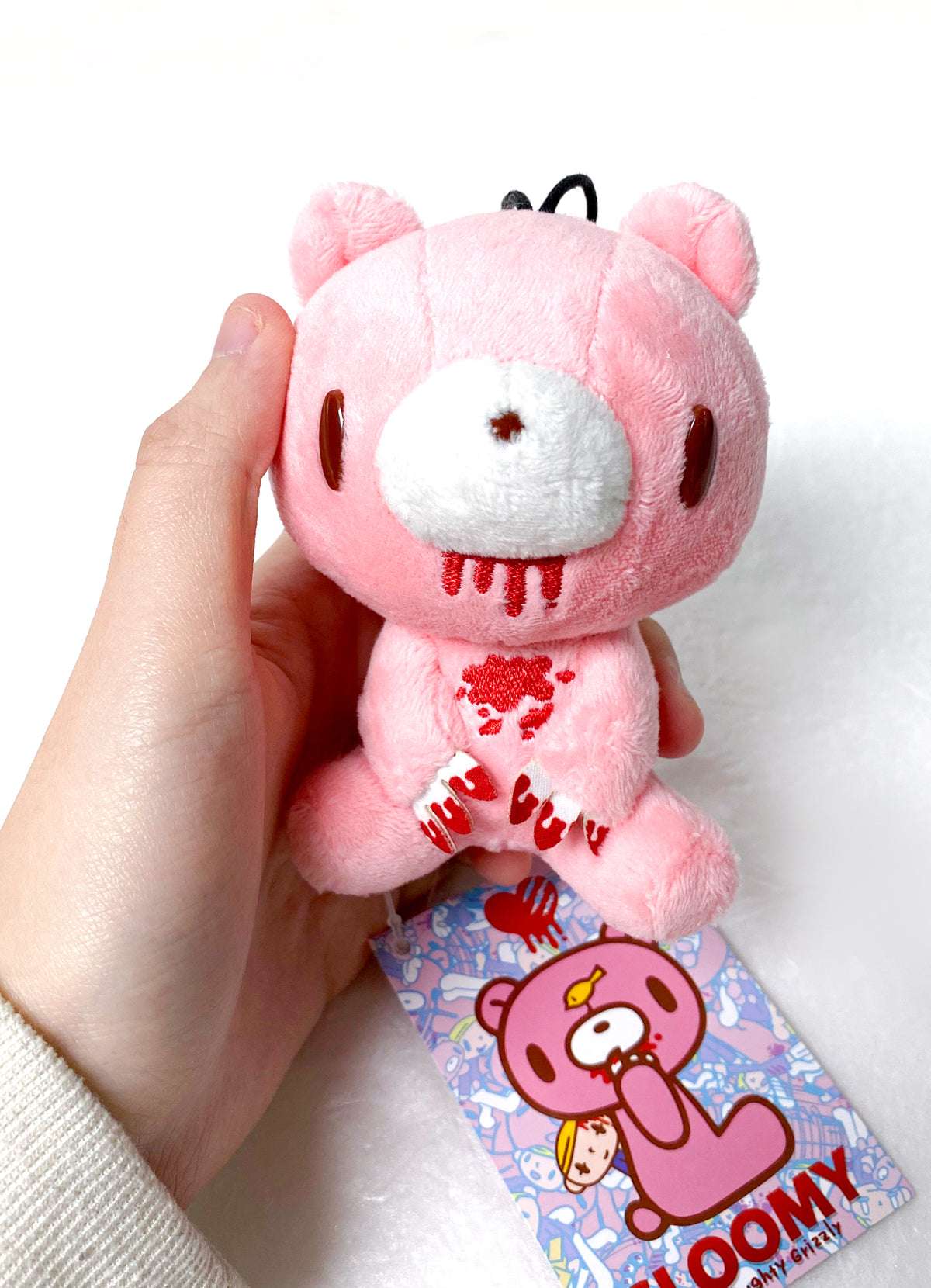 Gloomy Bear: Gloomy Bear Mini Plush w/ Spring Hook 4"H