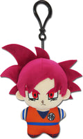 DRAGON BALL SUPER - GOKU SUPER SAIYAN GOD VERSION STARFISH PLUSH 4"H