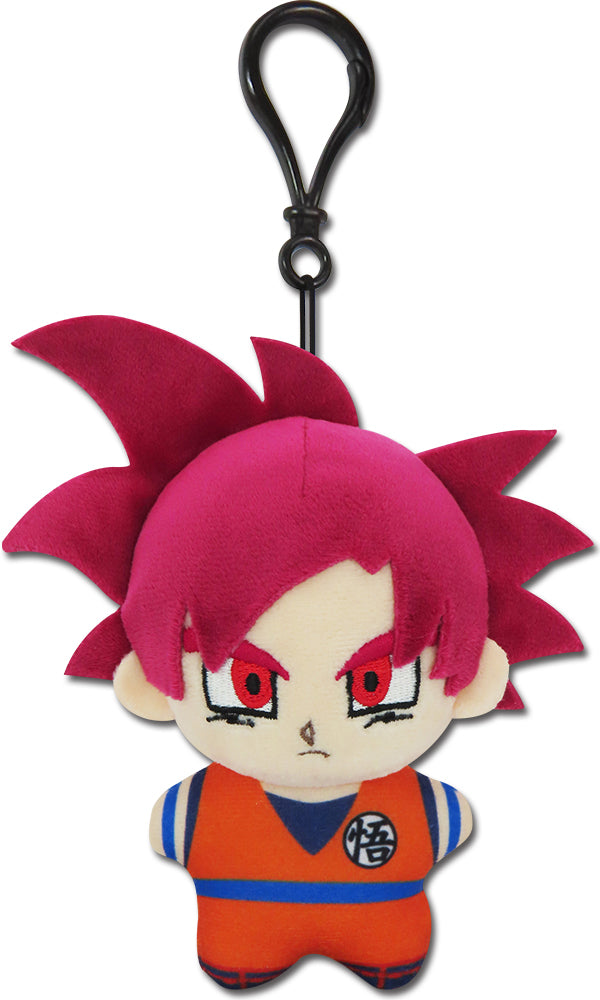 DRAGON BALL SUPER - GOKU SUPER SAIYAN GOD VERSION STARFISH PLUSH 4"H