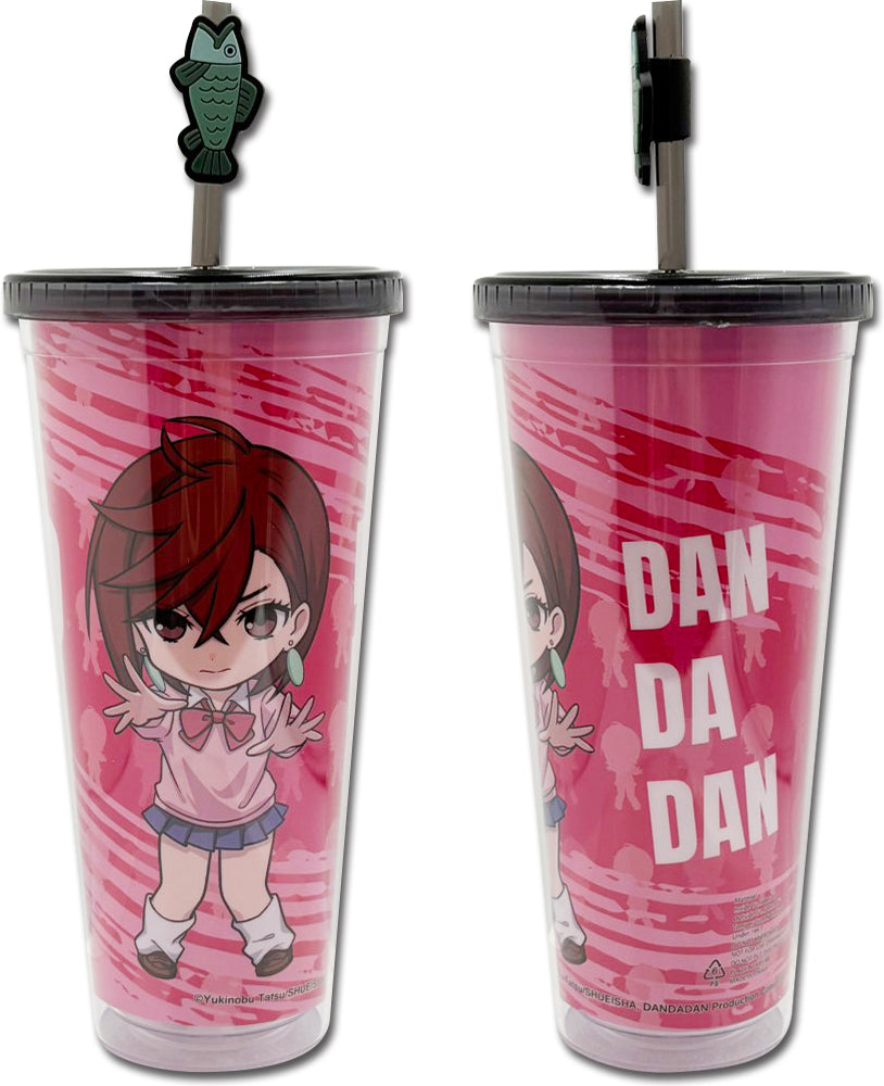 DAN DA DAN- SD MOMO TUMBLER WITH STRAW & CHARMS