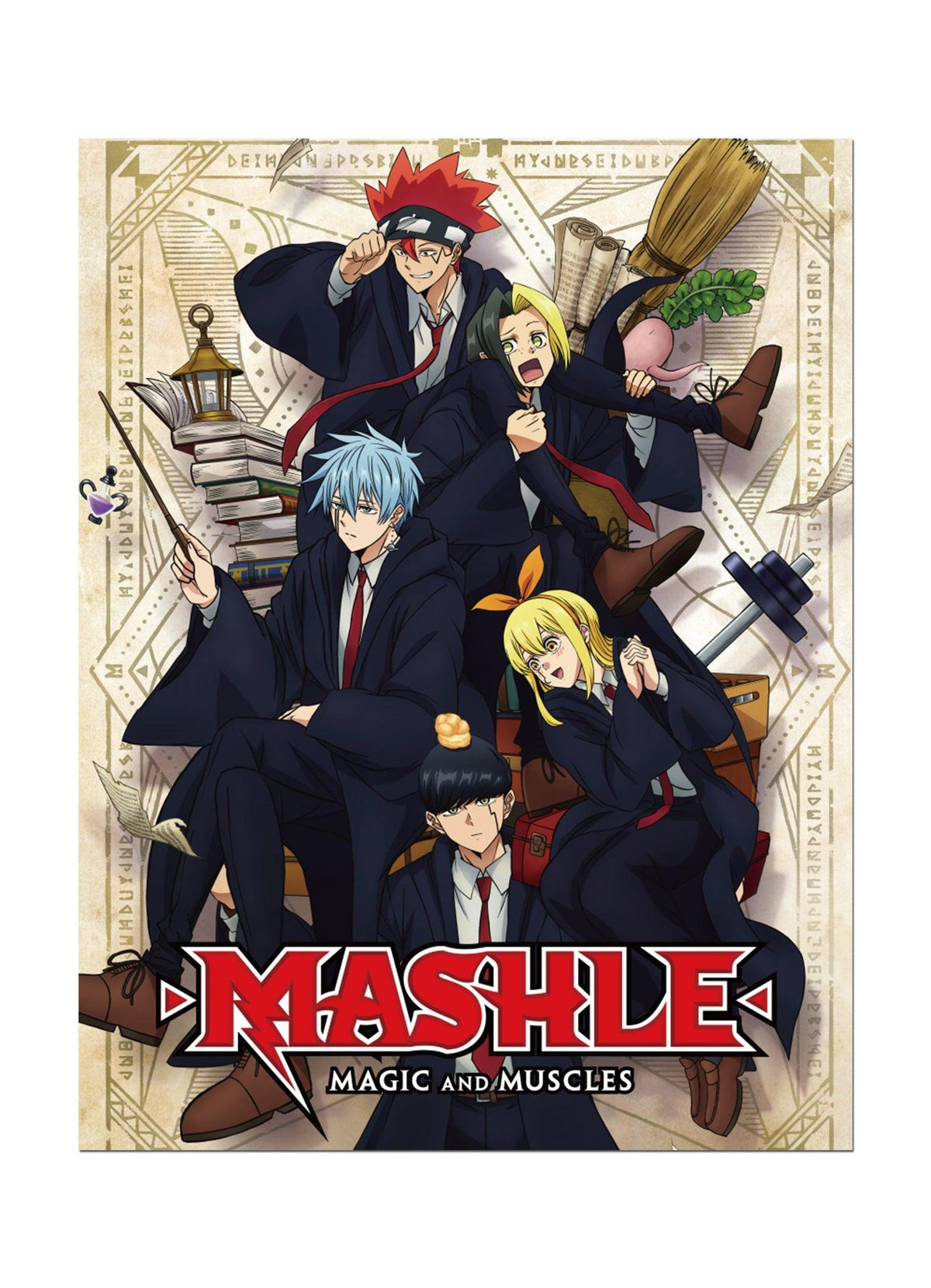 MASHLE: MAGIC AND MUSCLES - Key Art # 03 Sublimation Throw Blanket 46"W x 60"H - Great Eastern Entertainment