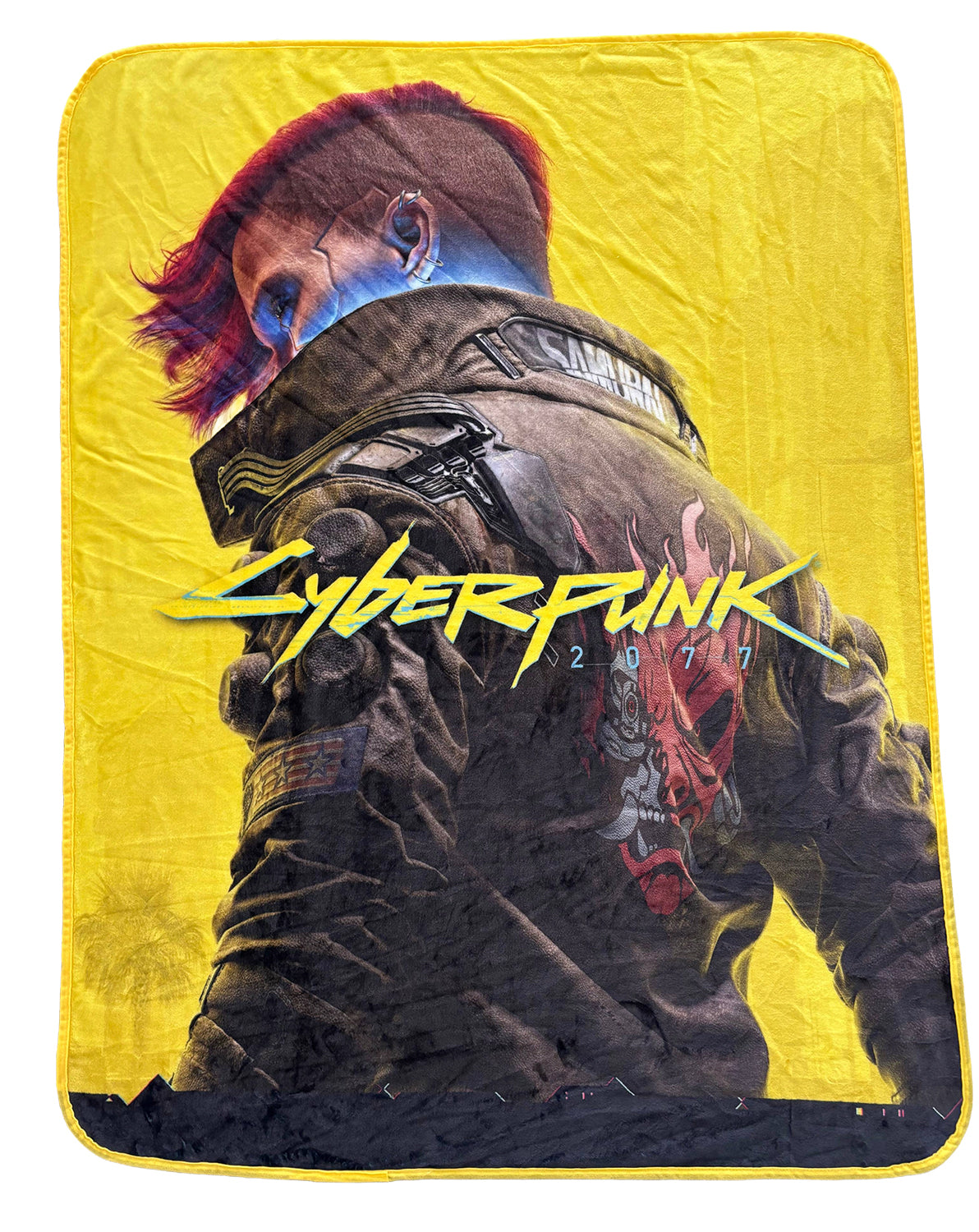 CYBERPUNK 2077 - KEYART FEMALE THROW BLANKET