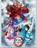 DEMON SLAYER TV3 - KEY ART 01 GROUP THROW BLANKET