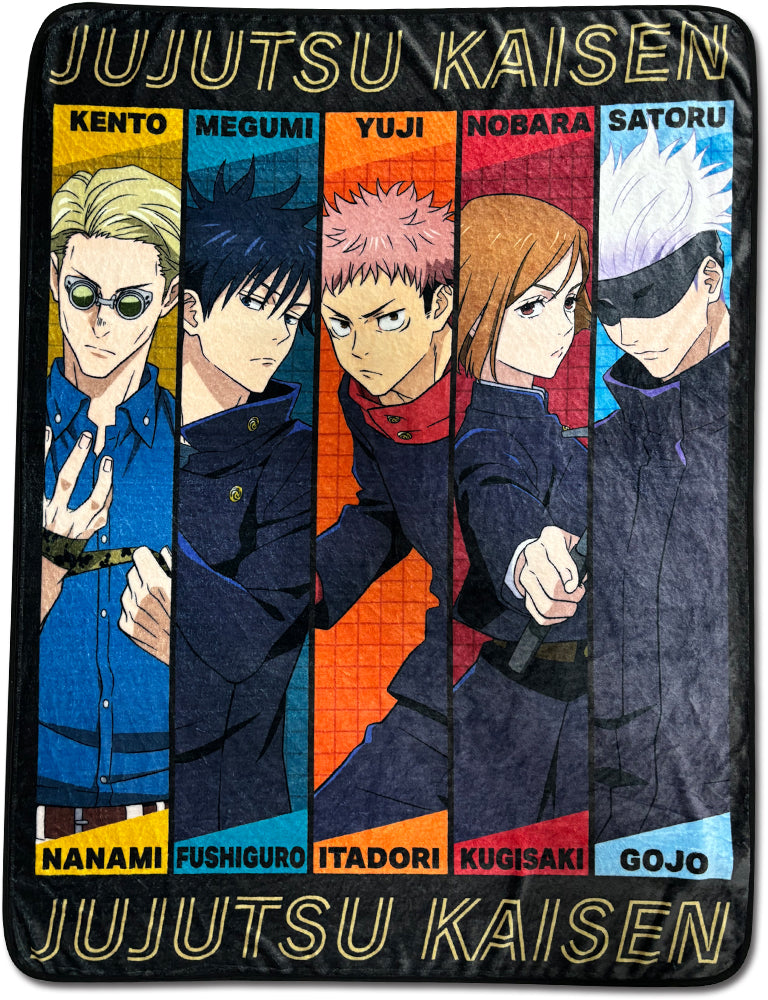 Jujutsu Kaisen - Tokyo High Group Panel Throw Blanket