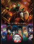 DEMON SLAYER INFINITY CASTLE 1 - GROUP KV ART THROW BLANKET