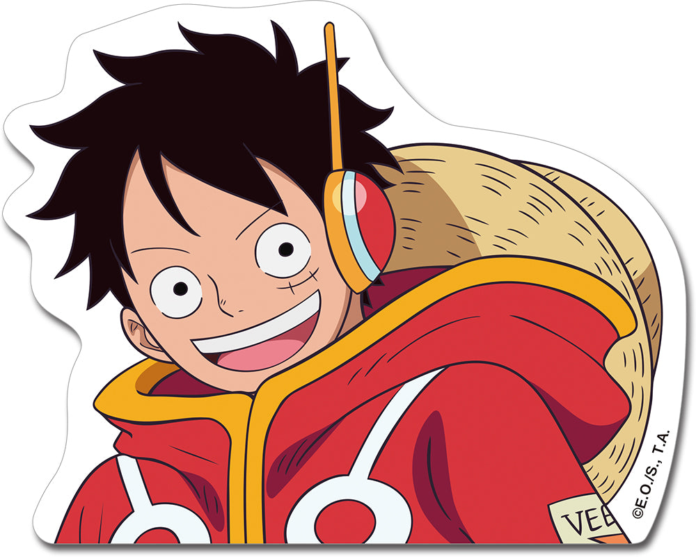 ONE PIECE - LUFFY FUTURE ISLAND EDDHEAD CAR STICKER