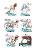 FRIEREN BEYOND JOURNEY'S END - FRIEREN'S DIFFERENT POSES TRANSPARENT DIE-CUT STICKER