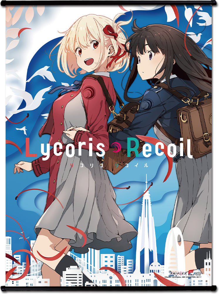 LYCORIS RECOIL - TEASER KV WALL SCROLL
