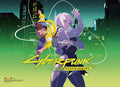 CYBERPUNK EDGERUNNERS - KEYVISUAL DAVID&LUCY WALL SCROLL