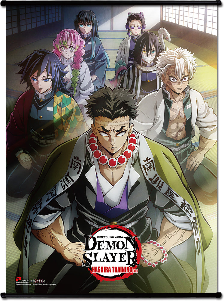 DEMON SLAYER TV4 - HASHIRA GROUP KEY ART WALL SCROLL