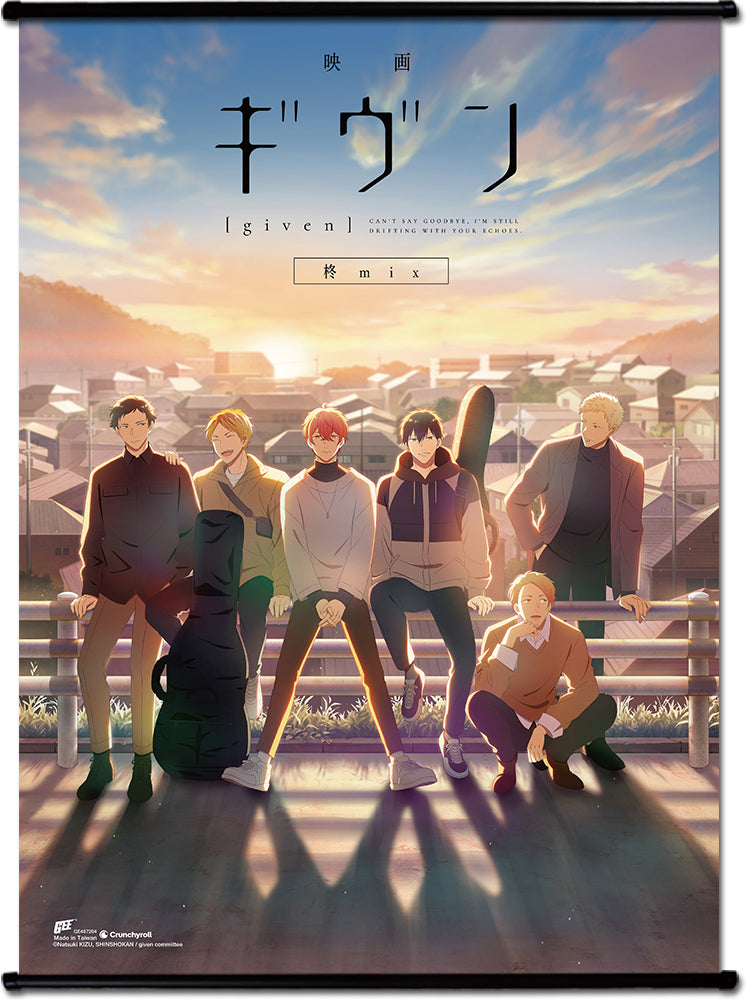 GIVEN THE MOVIE HIIRAGI MIX - GROUP KEY VISUAL WALL SCROLL