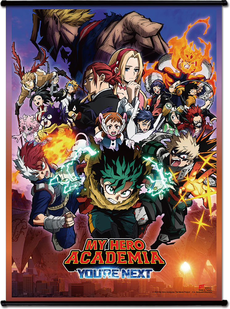 MY HERO ACADEMIA YOU'RE NEXT - KEY VISUAL WALL SCROLL