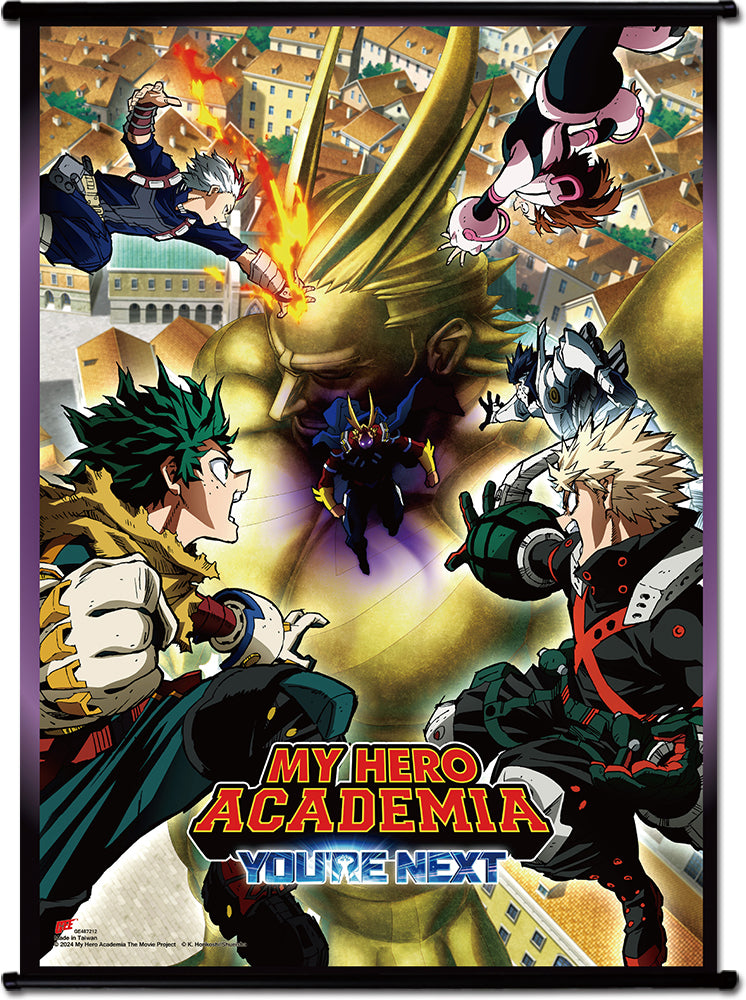 MY HERO ACADEMIA YOU'RE NEXT - CHARACTER GROUP TEASER VISUAL2 WALL SCROLL