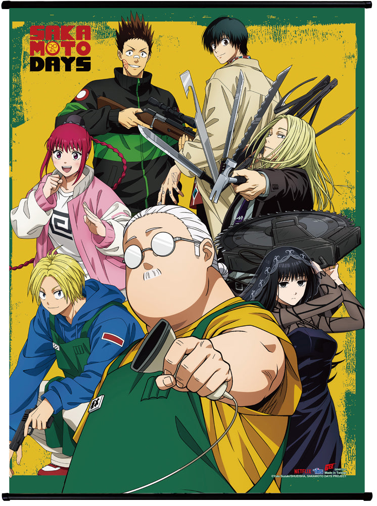 SAKAMOTO DAYS - GROUP WALL SCROLL