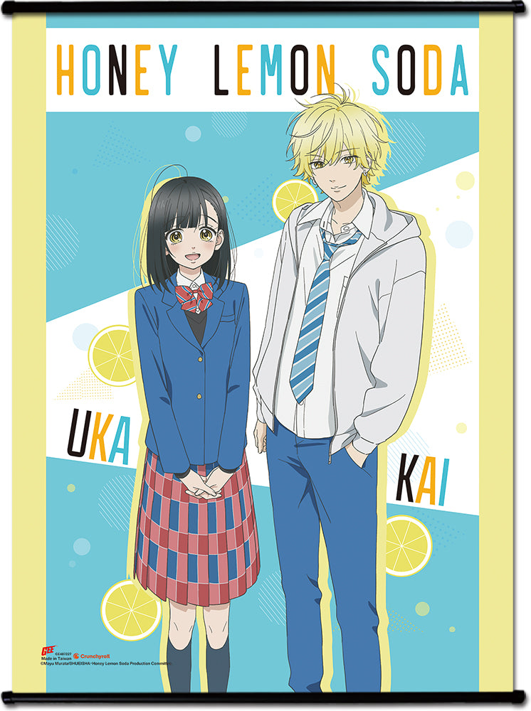 HONEY LEMON SODA - UKA AND KAI WALL SCROLL