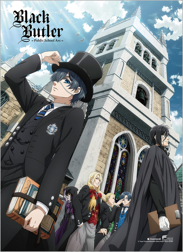 Black Butler S4 Public School Arc - Key Visual Wall Scroll