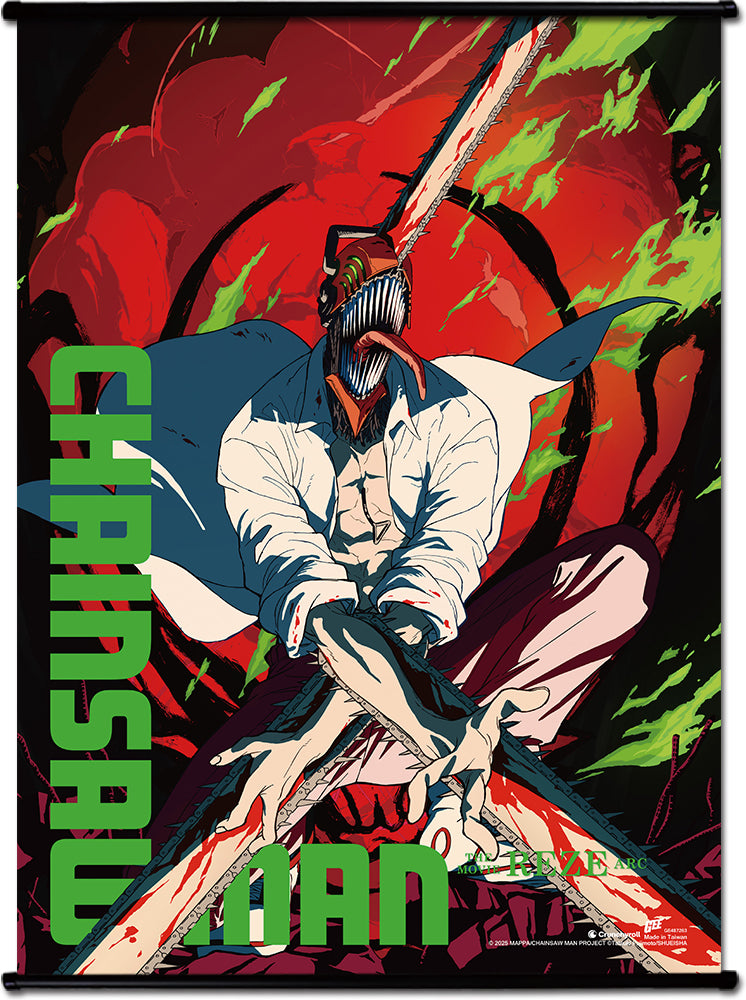 CHAINSAW MAN THE MOVIE: REZ ARC - KEY VISUAL WALL SCROLL