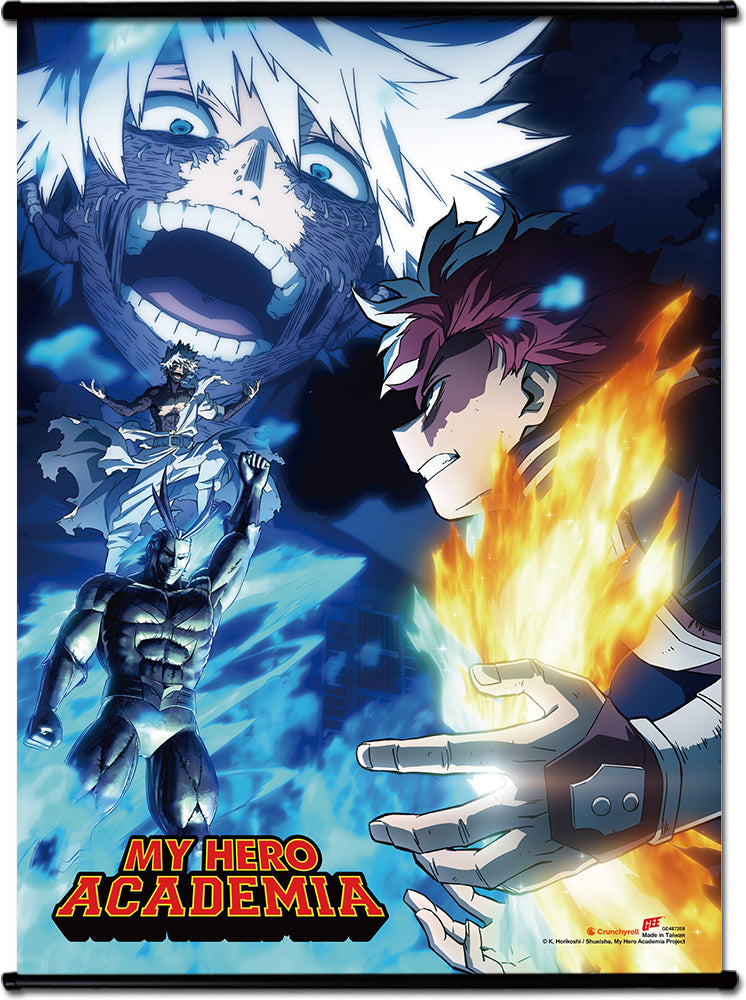 MY HERO ACADEMIA S7 - TODOROKI VS DABI WALL SCROLL  31"W x 43"H