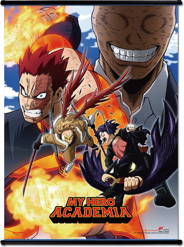 MY HERO ACADEMIA S7 - ENDEAVOR VS AFO WALL SCROLL 31"W x 43"H