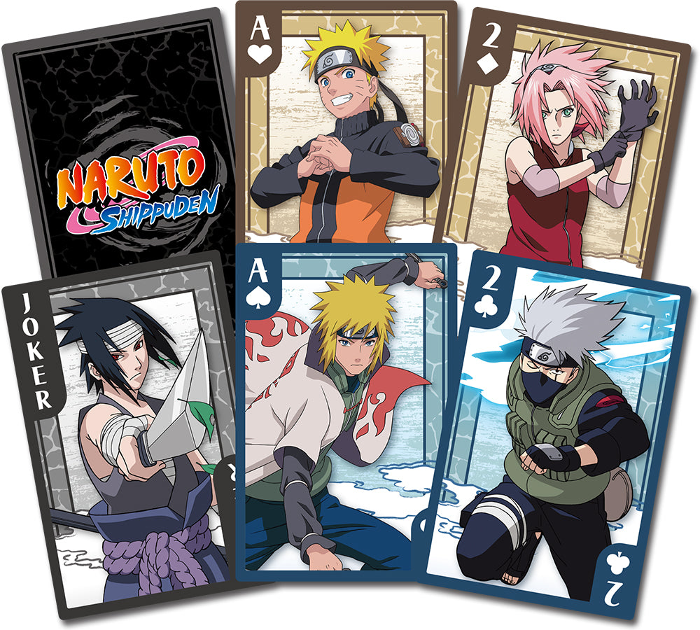 NARUTO SHIPPUDEN - GROUP HALF-LENGTH PLAYING CARDS