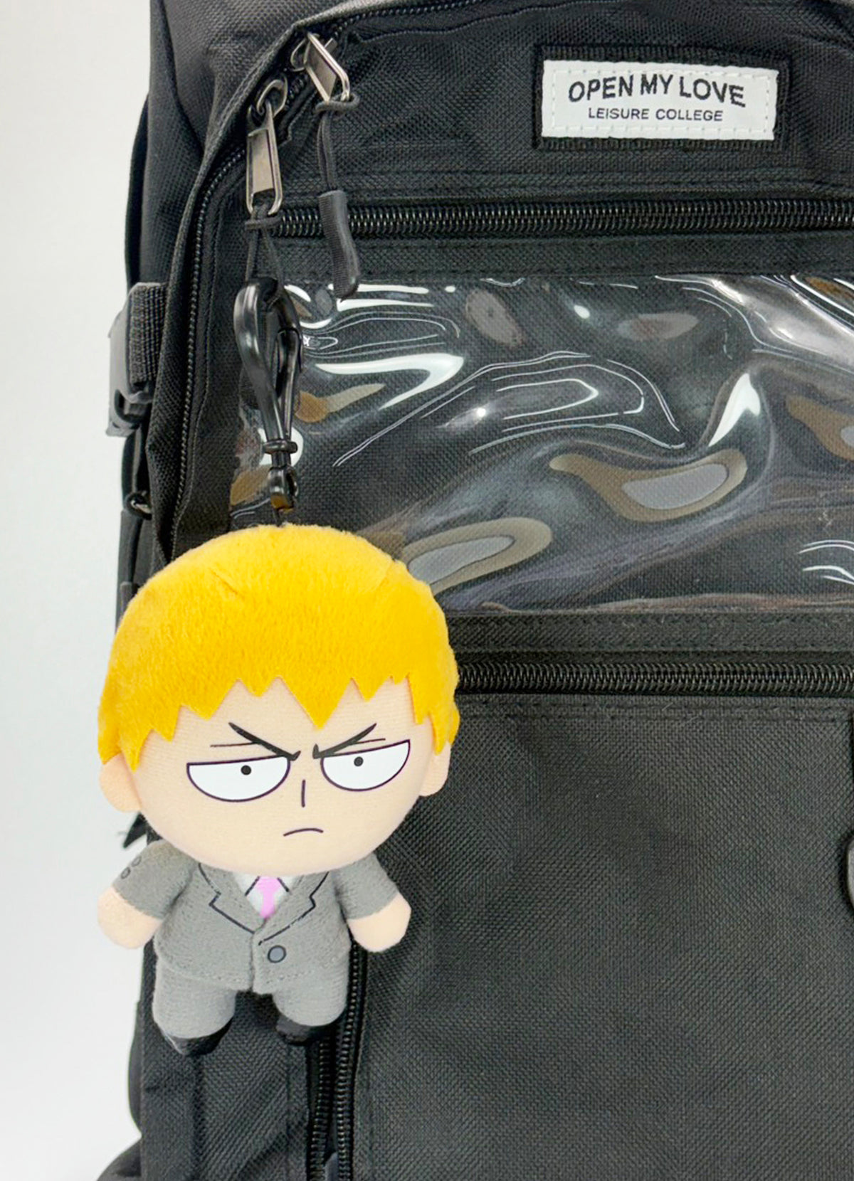 Mob Psycho 100 - Reigen Arataka Mini Plush W/ Hook Clip 5"H