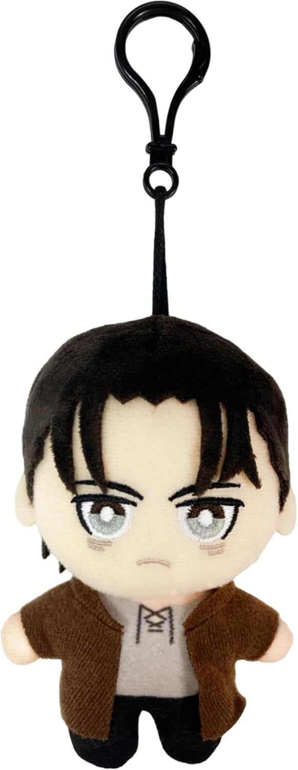 Attack On Titan (Manga) - Eren Yeager Mini Plush w/ Hook Spring 4.5"H