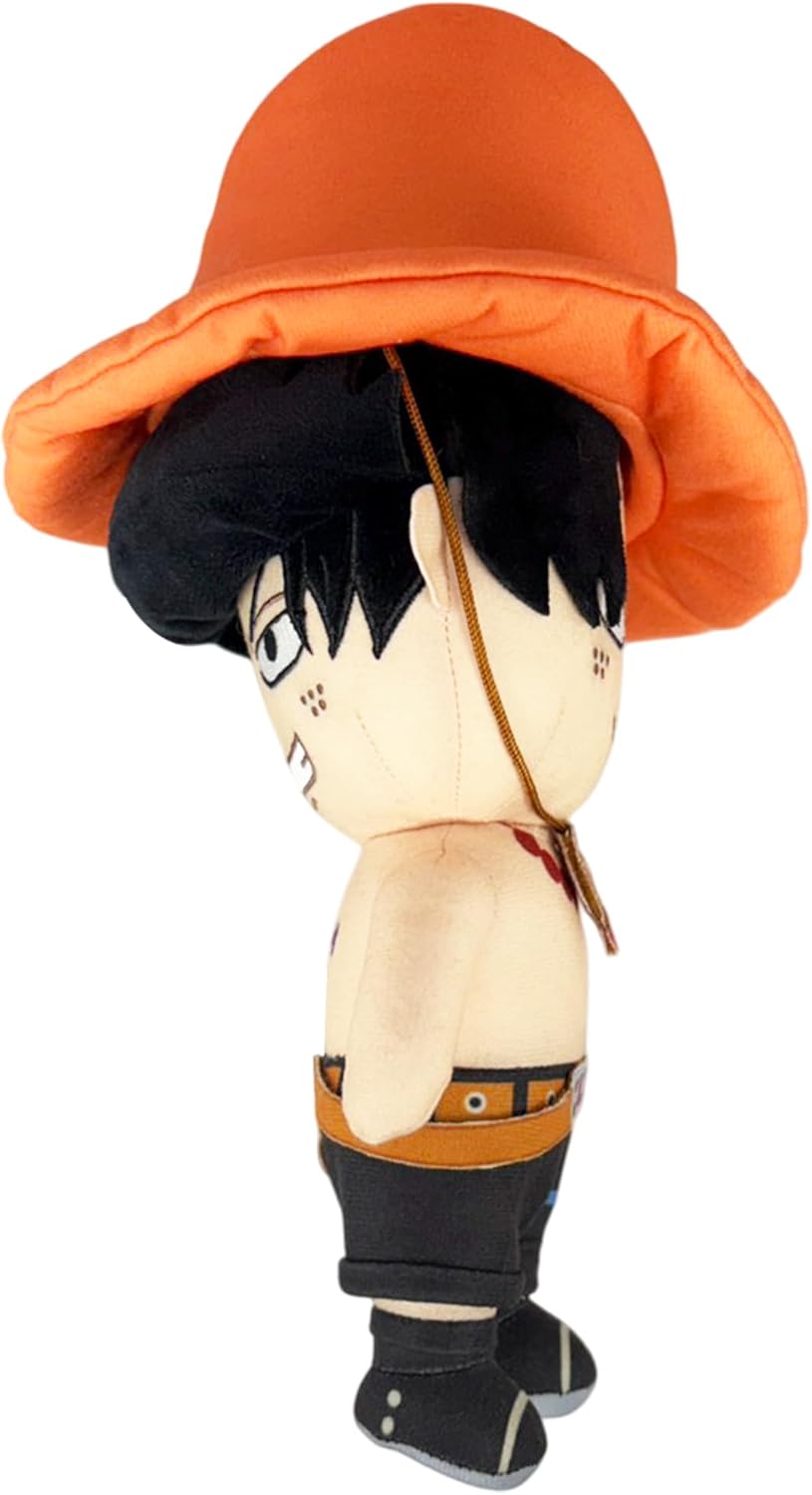 One Piece - Portgas D. Ace (Face Changing) Plush 8" H