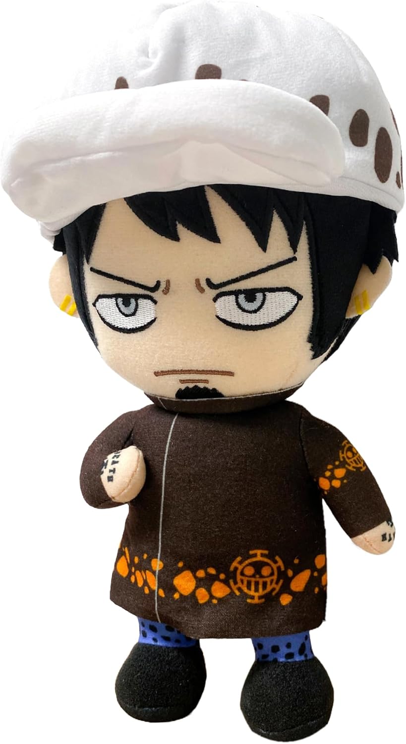 One Piece - Trafalgar D. Water Law (Face Changing) Plush 8" H