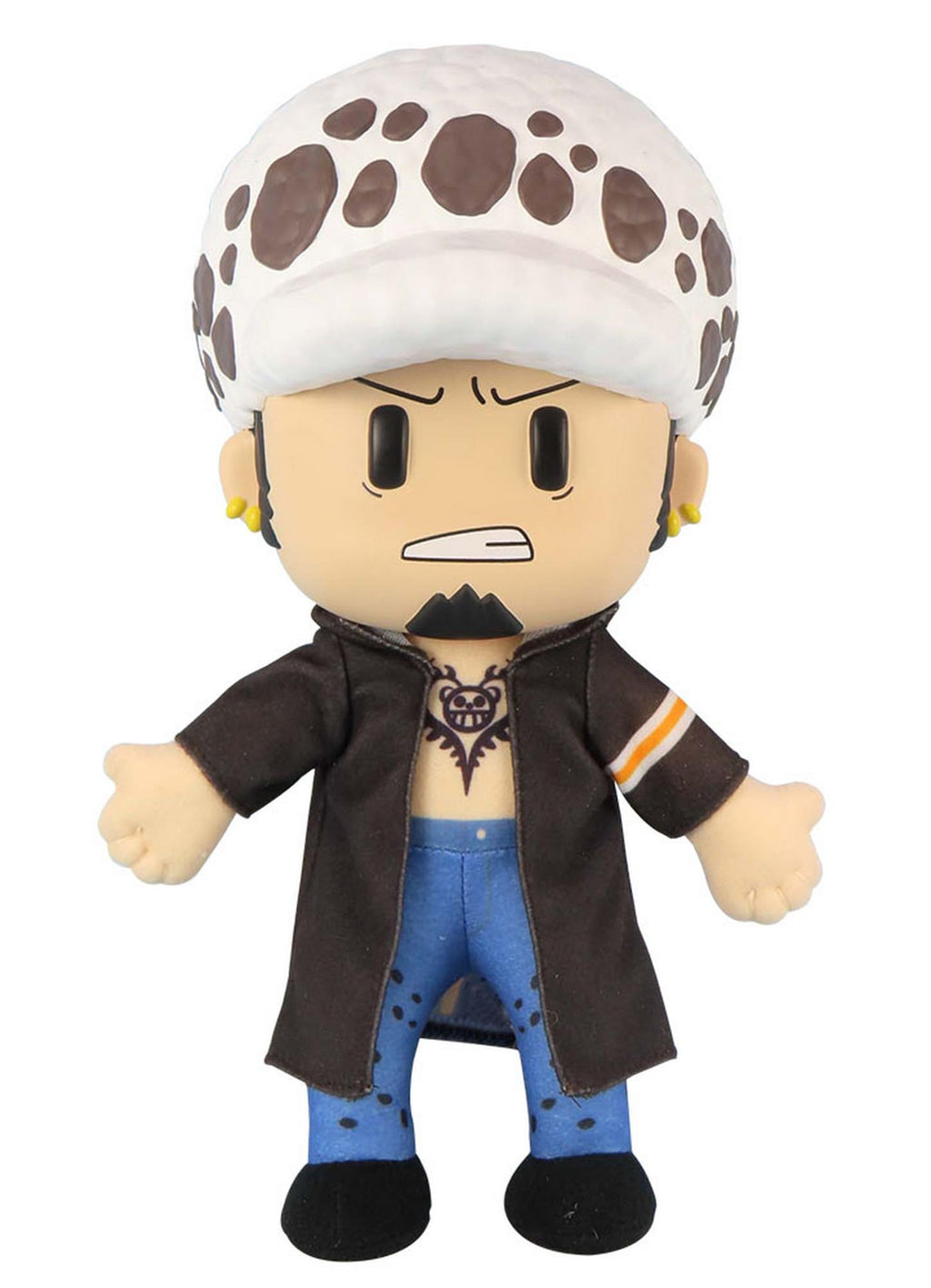 One Piece: Trafalgar Water D. Law (Dressrosa Arc) Figurekey Plush 8" H
