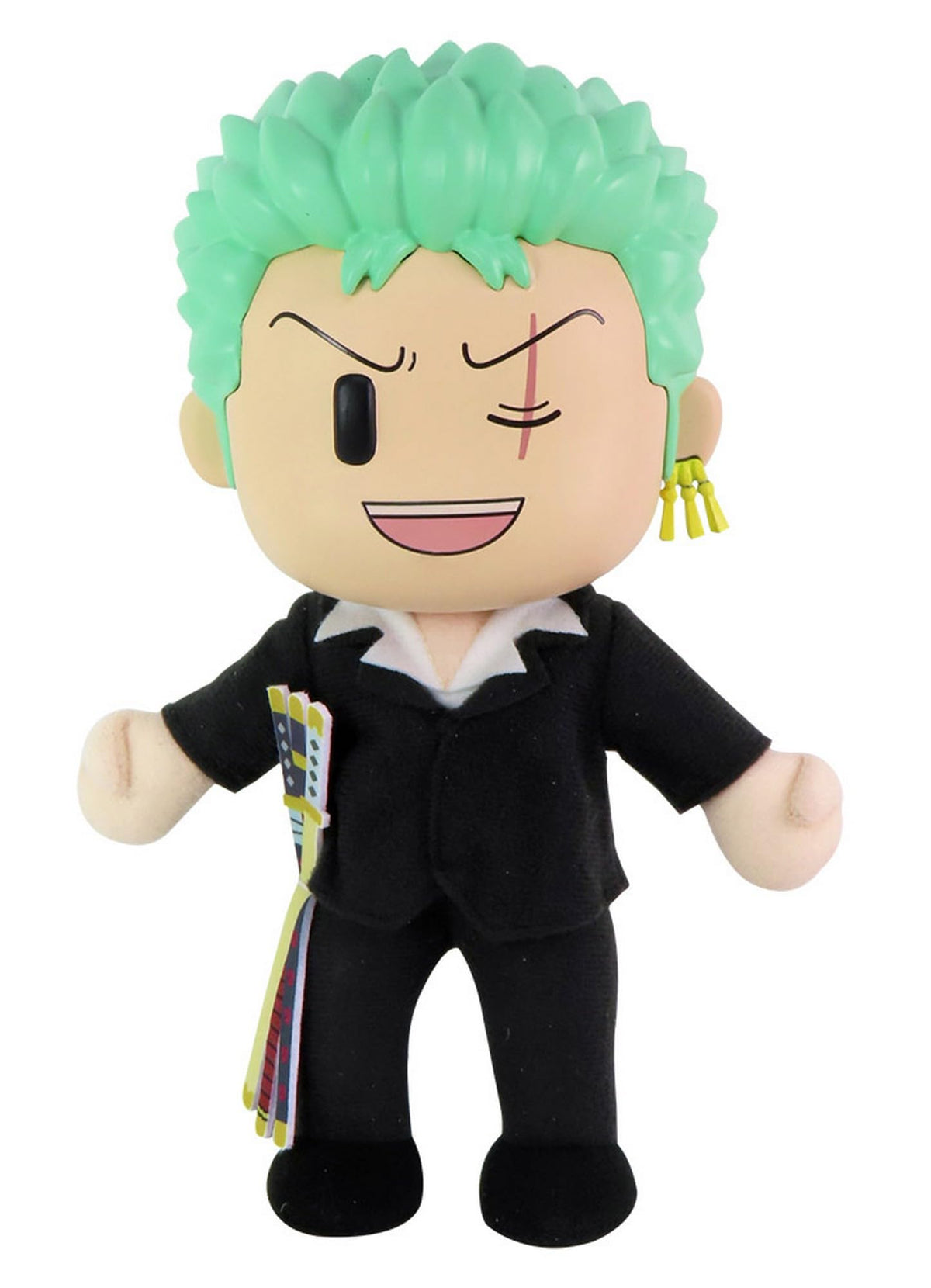 One Piece: Roronoa Zoro (Dressrosa Arc) Figurekey Plush 8" H