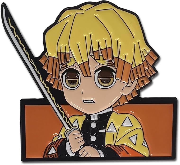 Demon Slayer - Chibi Zenitsu Agatsuma (Portrait) Pin