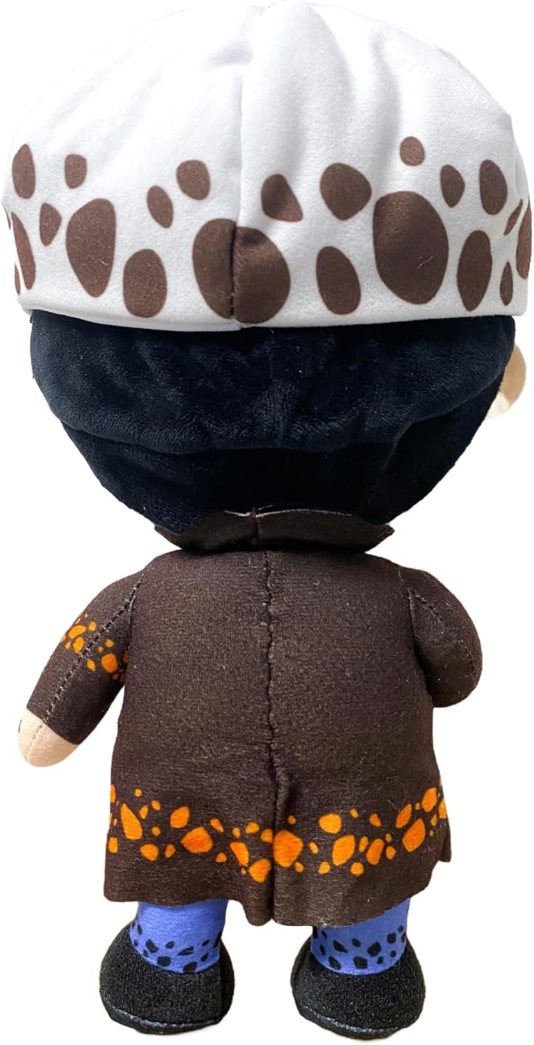One Piece - Trafalgar D. Water Law (Face Changing) Plush 8" H