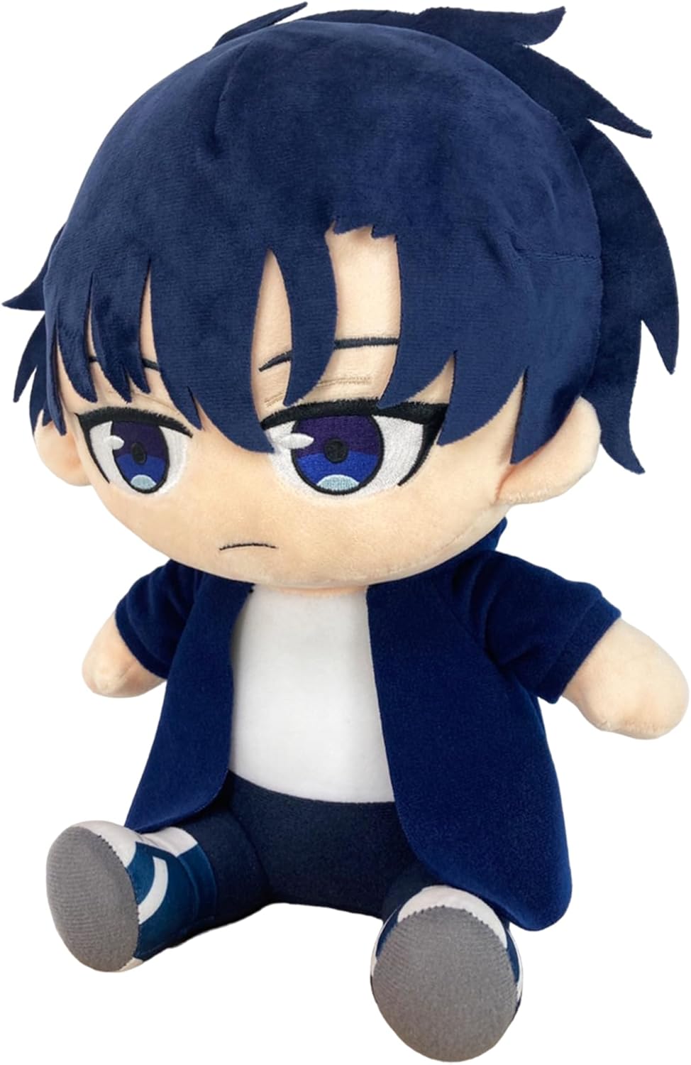 Solo Leveling - Sung Jinwoo (Shadow Monarch) Sitting Pose Plush 12" H