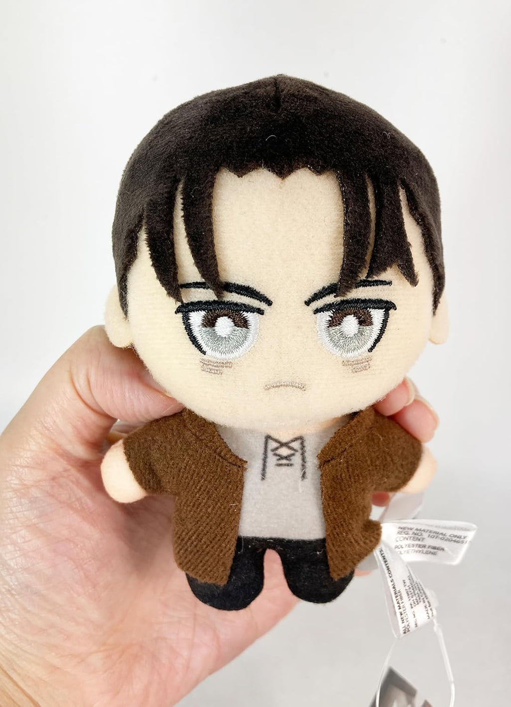 Attack On Titan (Manga) - Eren Yeager Mini Plush w/ Hook Spring 4.5"H