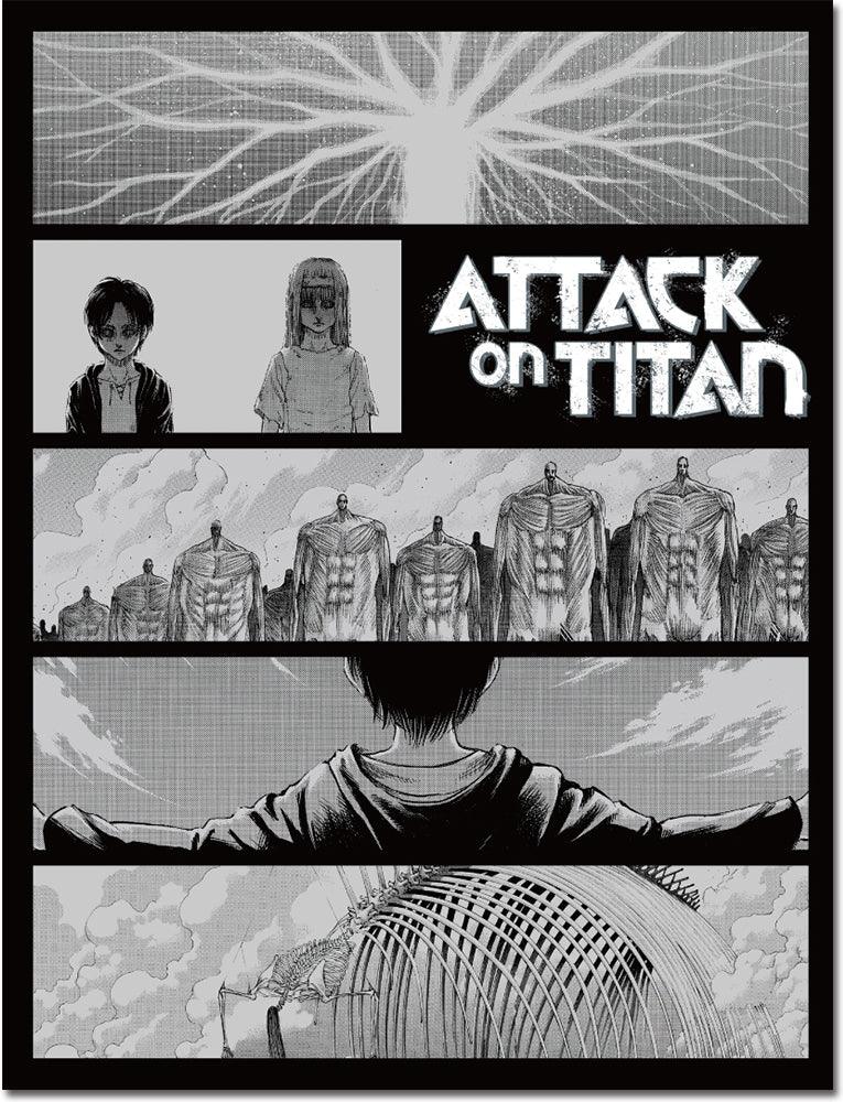 ATTACK ON TITAN MANGA - VOL 33 ART SUBLIMATION THROW BLANKET - Great Eastern Entertainment