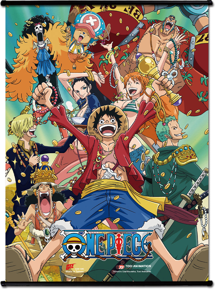 ONE PIECE - NEW WORLD GROUP SS WALL SCROLL