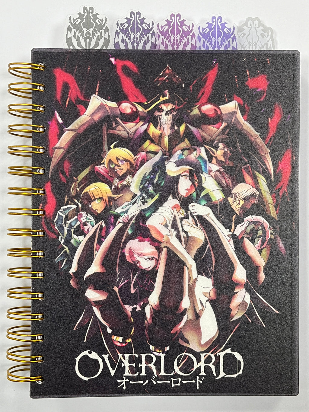 OVERLORD S1 - AINZ OOAL GOWN, OVERSEER ALBEDO TABBED NOTEBOOK