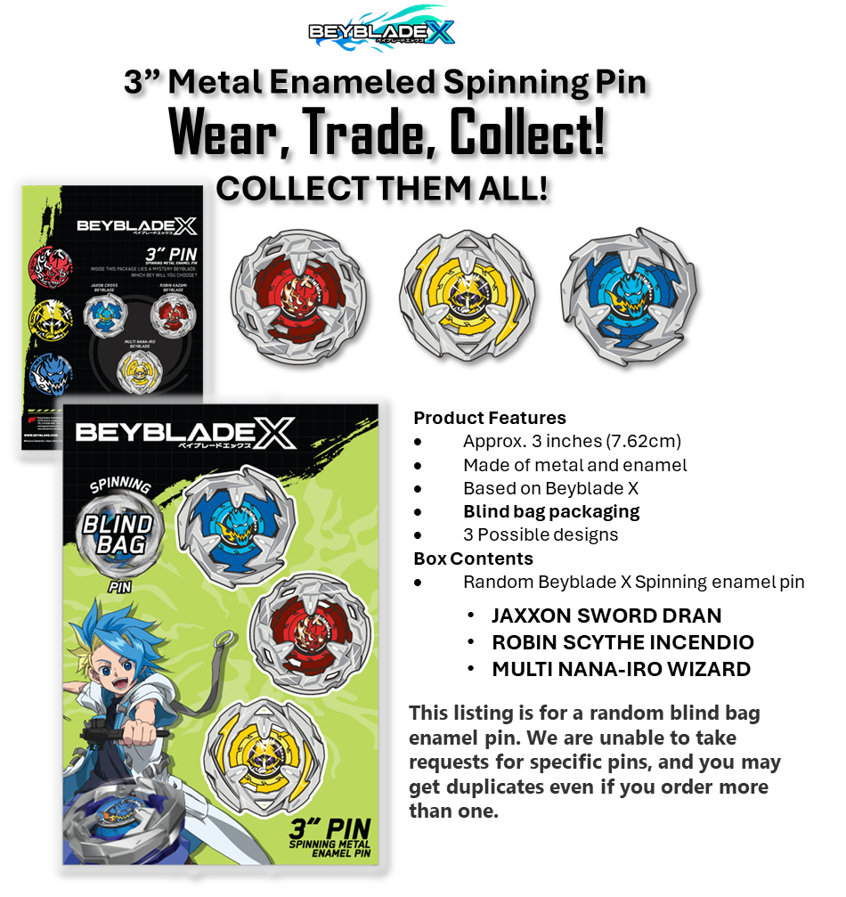 BEYBLADE X - BLIND BAG PIN (GE62337)