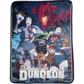Delicious In Dungeons - Dungeon, Dragons & Cooking Throw Blanket 46" W x 60" L