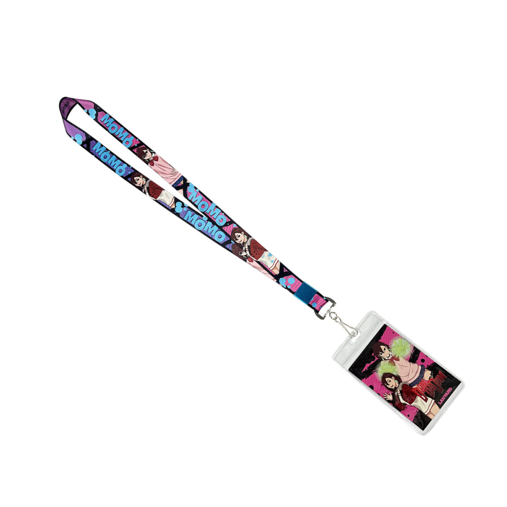 Dan Da Dan - Momo Ayase Lanyard w/ Badge Holder